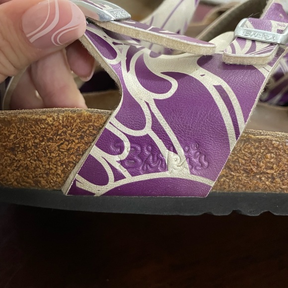 Birkis by Birkenstock 39 250 L8 M6 Womens Size 8 Purple - Picture 2 of 13